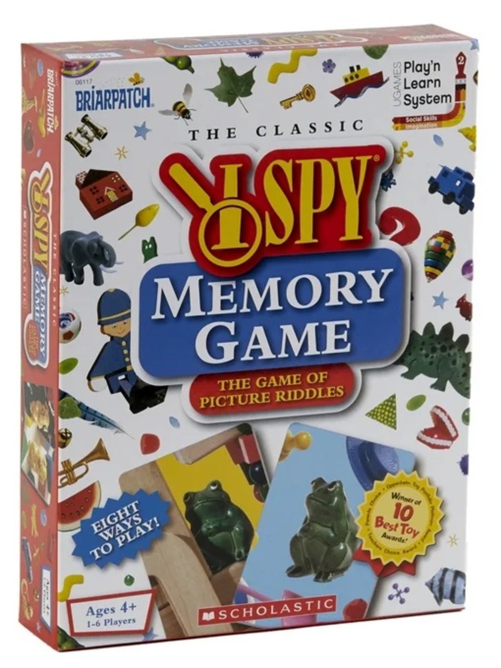 Scholastic I SPY Memory Game White Box with Colorful Icons NWT NEW SEALED